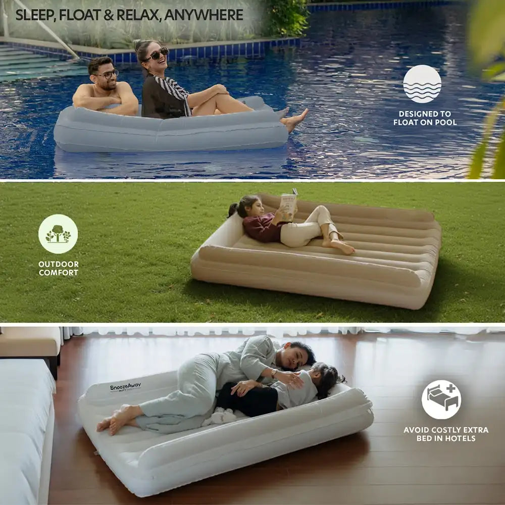 inflatable bed air mattress air bed for comfortable and portable multiple use