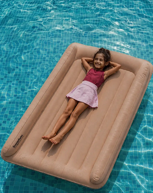 inflatable bed air mattress air bed for comfortable and portable use at swimming pool for fun and relax
