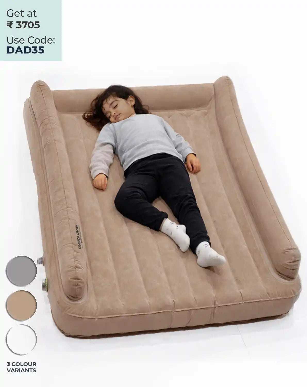 portable inflatable bed for beach swimming pool camping and relaxing use for kids and adults in air mattress fathers day special