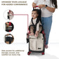 convertible travel jacket bag backpack with suitcase attachment for carrying electronics documents and travel essentials comes with multiple features
