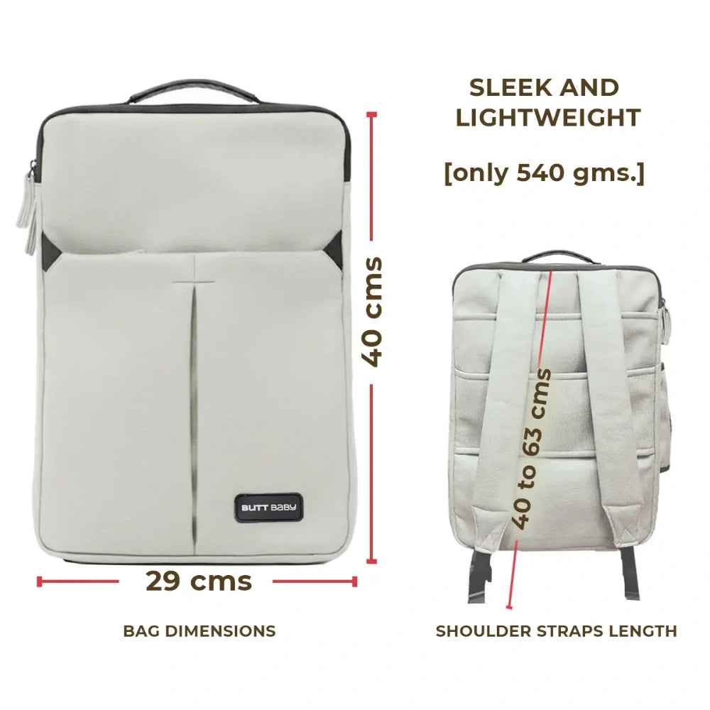convertible travel jacket bag backpack with suitcase attachment for carrying electronics documents and travel essentials dimension