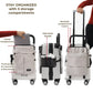convertible travel jacket bag backpack with suitcase attachment for carrying electronics documents and travel essentials comes with 5 storage compartments