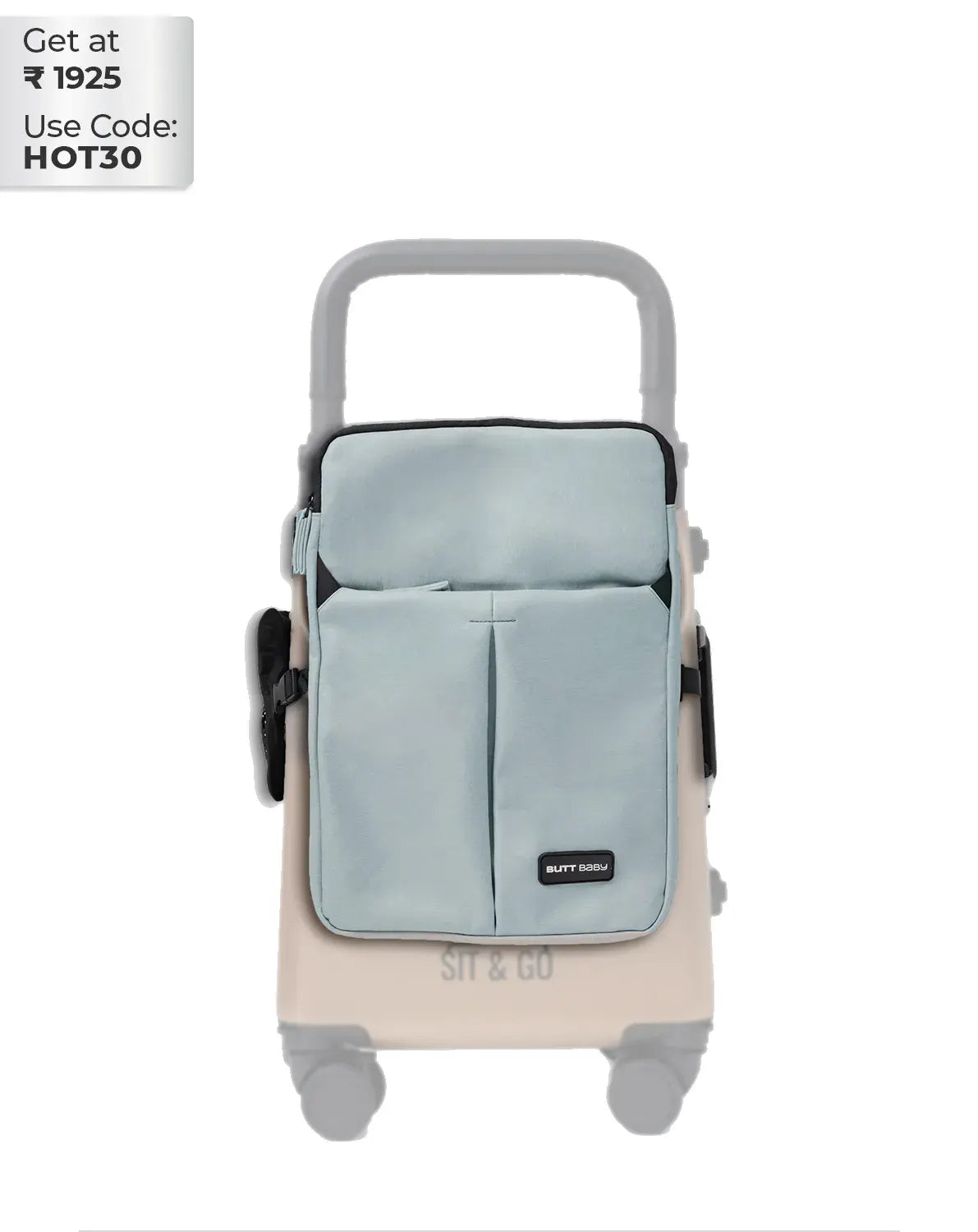 convertible travel jacket bag backpack with suitcase attachment for carrying electronics documents and travel essentials colour blue butt baby