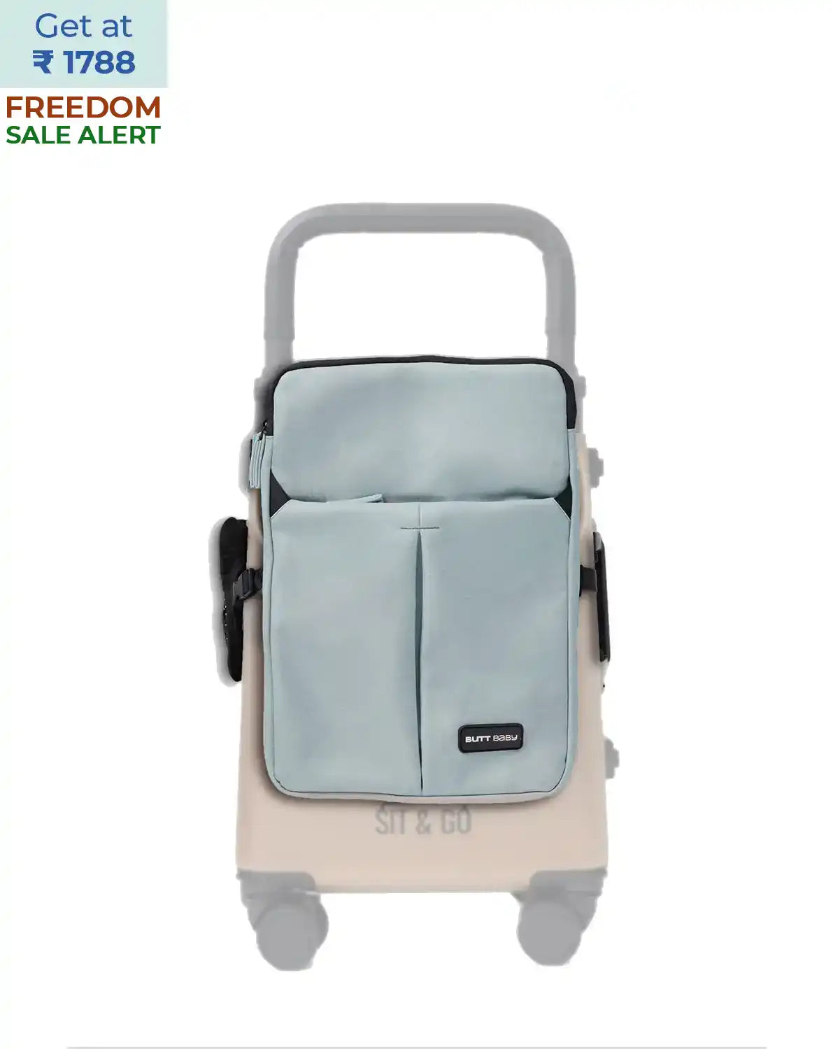 convertible travel jacket bag backpack with suitcase attachment for carrying electronics documents and travel essentials colour blue butt baby