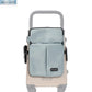 convertible travel jacket bag backpack with suitcase attachment for carrying electronics documents and travel essentials colour blue butt baby