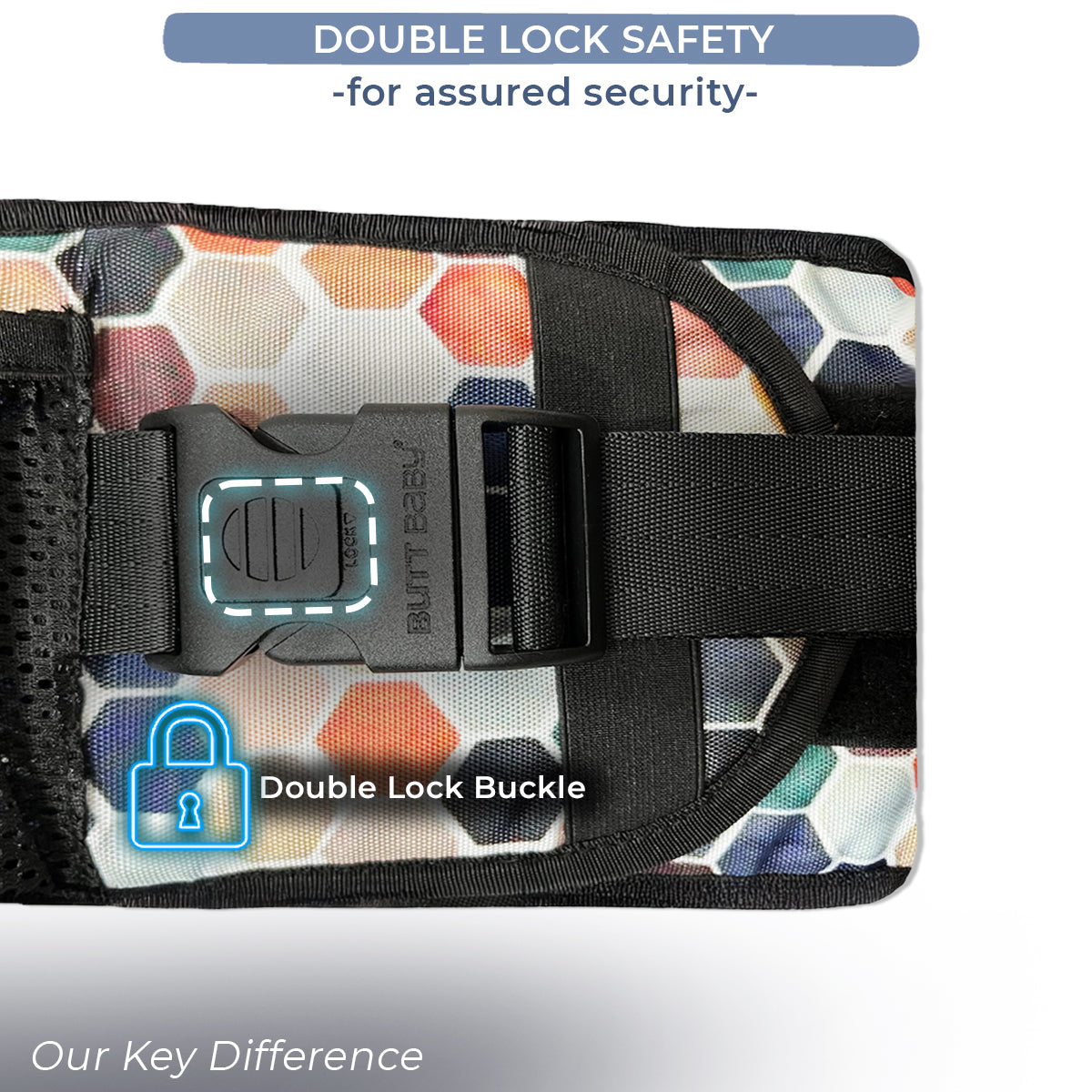 Honeycomb Baby Carrier with Hip Seat