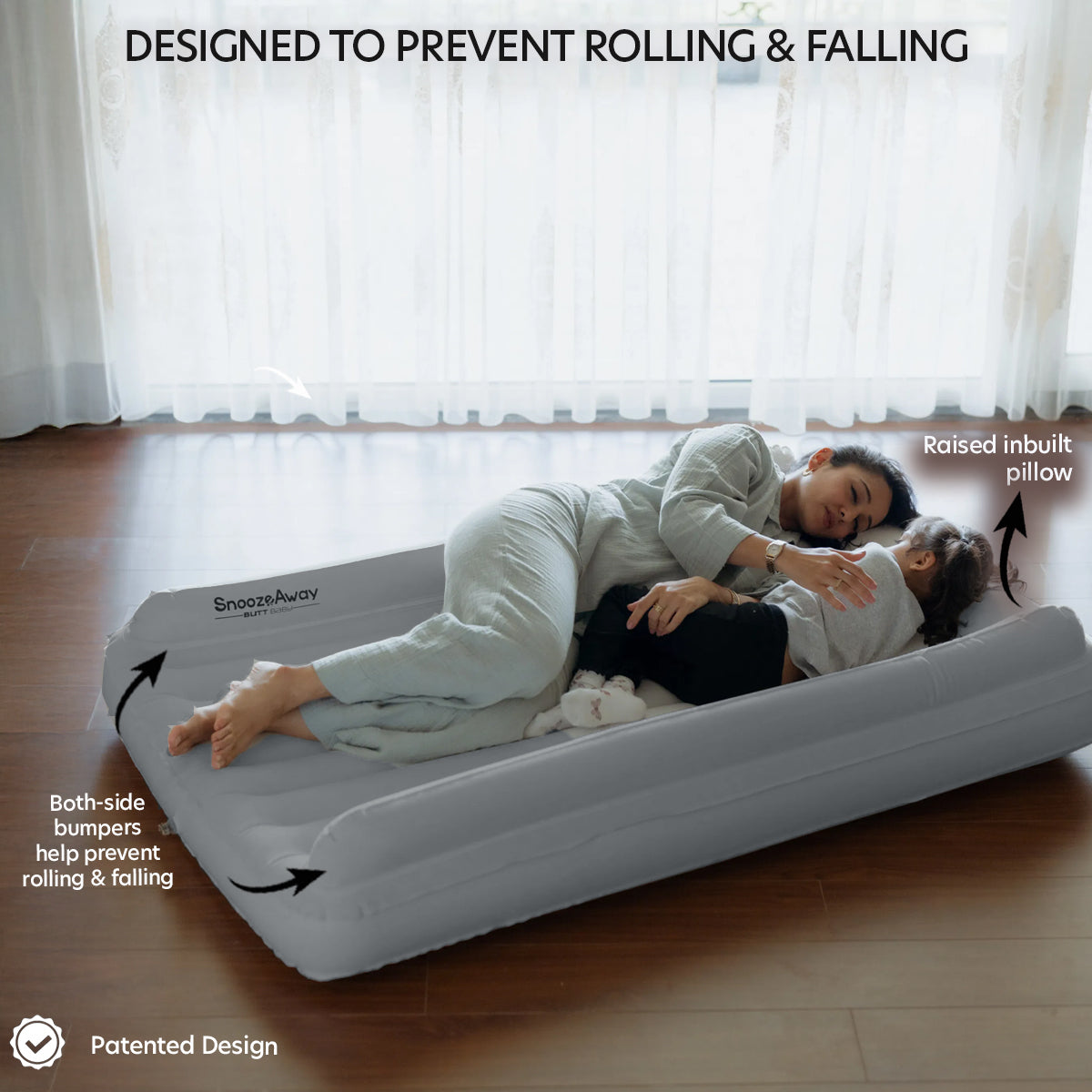 Smoky Grey Inflatable Bed