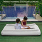 Warm Ivory Inflatable Bed