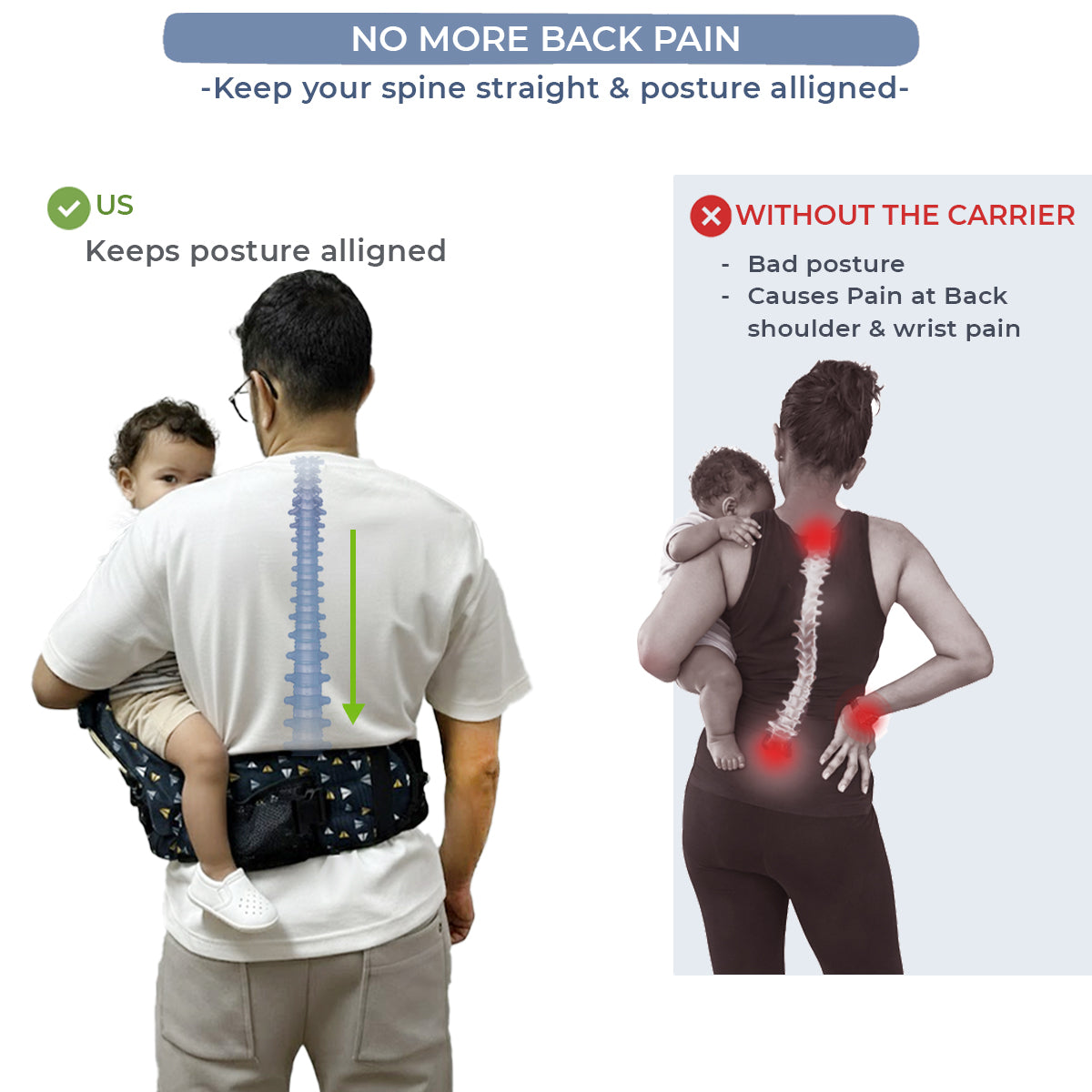 Airplanes Baby Carrier with Hip Seat