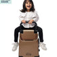 smart kids ride on suitcase cabin trolley baby carrier for smooth and comfortable travel use colour bronze Sit & go buttbaby fathers day special