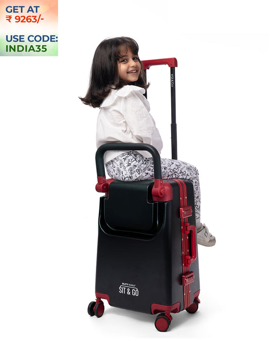 Intense Black Cabin Luggage Carrier