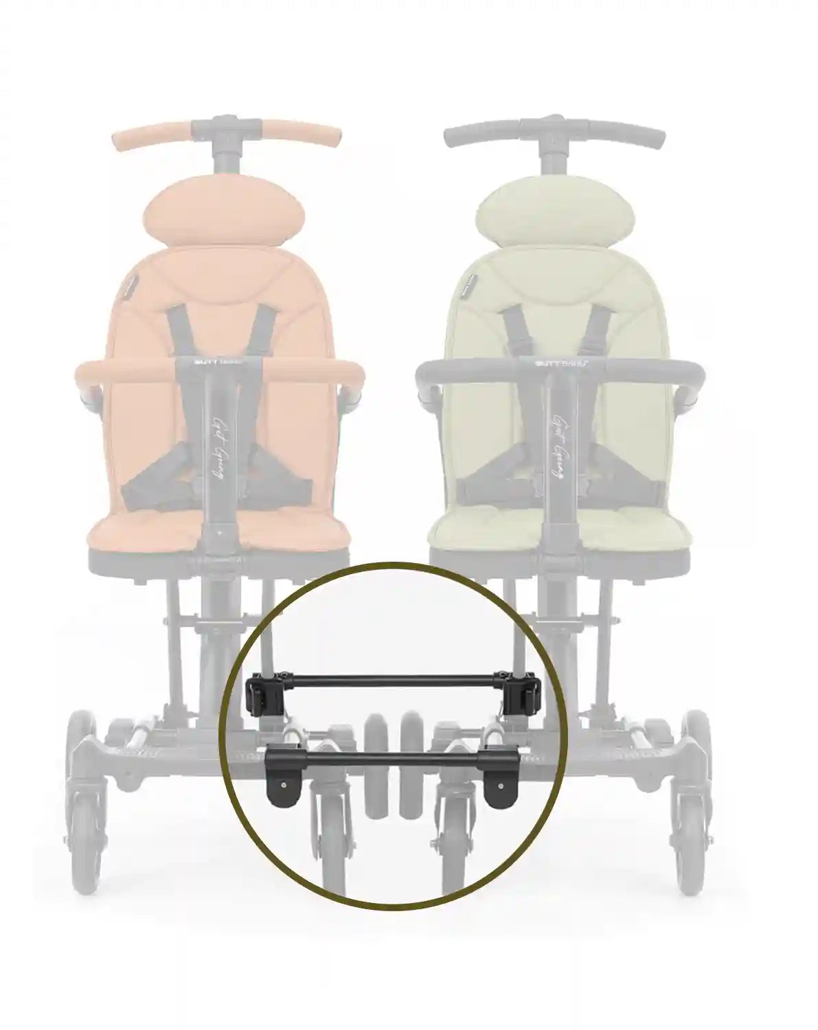 sibling connector for get going stroller accessories for joining two get going stroller one push and two move