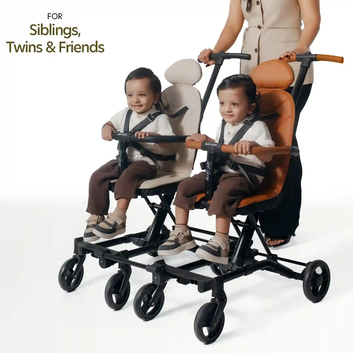 sibling connector for get going stroller accessories for joining two get going stroller one push and two move for siblings, twins and friends