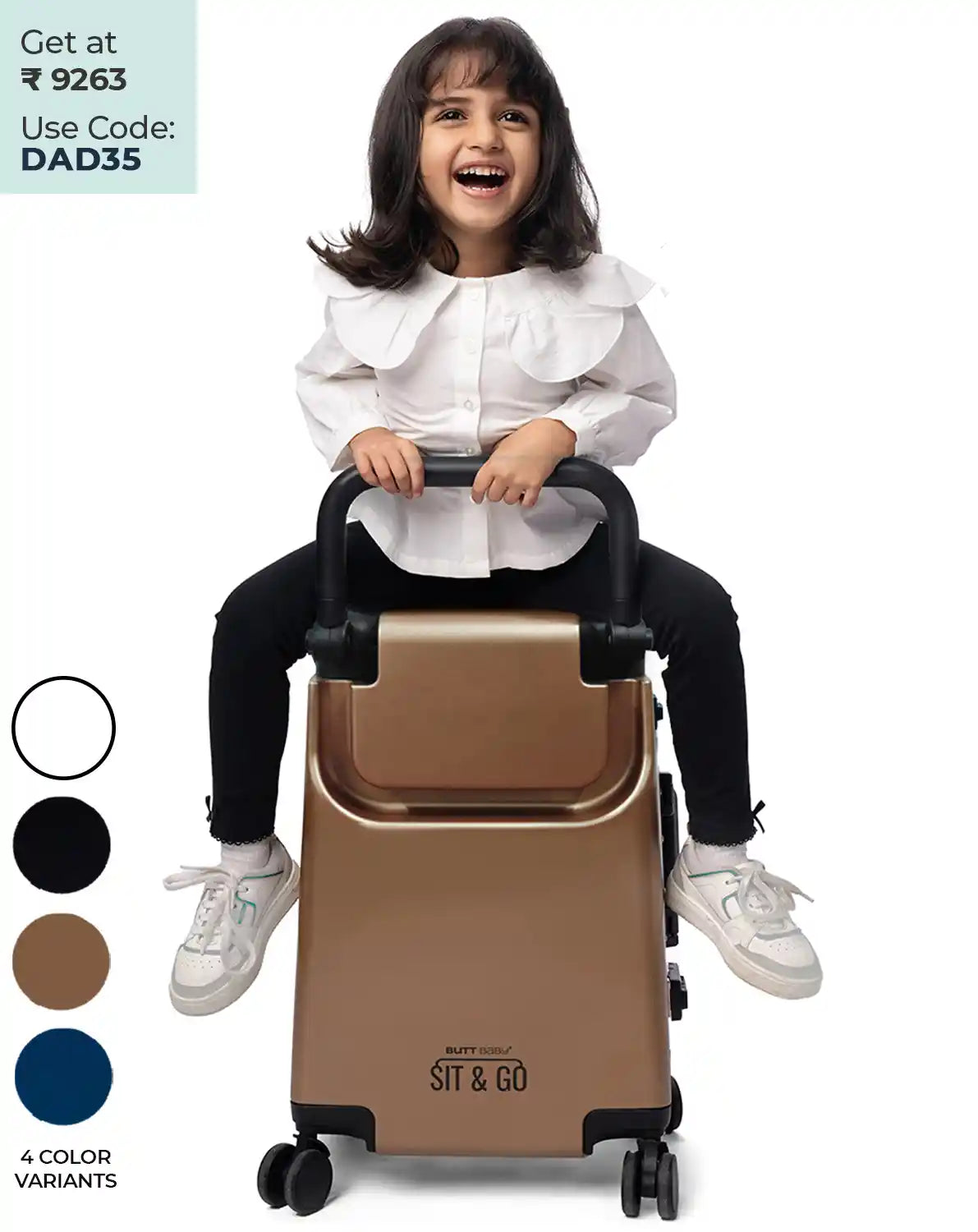 cabin size trolley suitcase baby carrier ride on luggage used at airport fathers day special