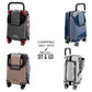suitcase cover for scratch water and dust protection with pocket for passport and boarding pass storage compatible only with sit & go butt baby