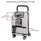 suitcase cover for scratch water and dust protection with pocket for passport and boarding pass storage  comes with multiple features