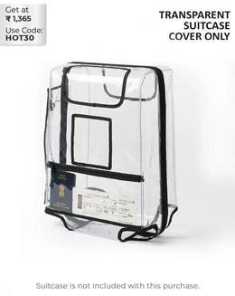 Suitcase Cover With Storage Pocket for Scratch Water and Dust Protection | Sit & Go Luggage Cover ButtBaby