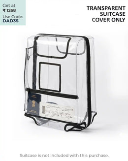 Suitcase Cover With Storage Pocket for Scratch Water and Dust Protection | Sit & Go Luggage Cover ButtBaby