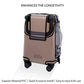 suitcase cover for scratch water and dust protection with pocket for passport and boarding pass storage enhance the longevity of suitcase 