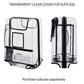 suitcase cover for scratch water and dust protection with pocket for passport and boarding pass storage