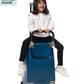 kids ride on suitcase cabin trolley baby carrier for smooth and comfortable travel use sit and go butt baby colour blue fathers day special