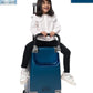 kids ride on suitcase cabin trolley baby carrier for smooth and comfortable travel use sit and go butt baby colour blue