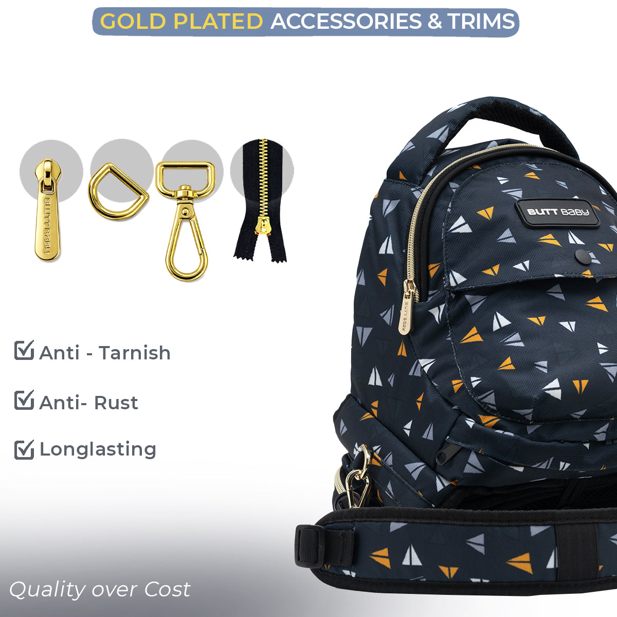 Airplanes Baby Carrier with Hip Seat