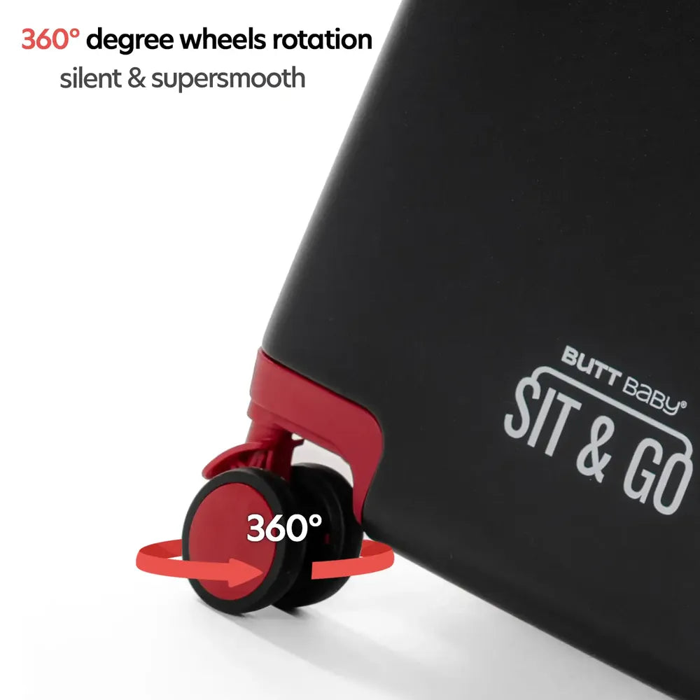 Intense Black Cabin Luggage Carrier