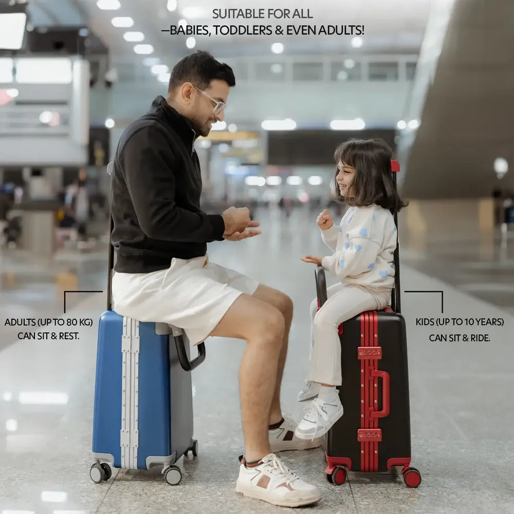 Intense Black Cabin Luggage Carrier