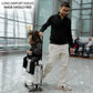 kids ride on suitcase cabin trolley baby carrier for smooth and comfortable travel use for long airport walks hassle free buttbaby sit and go