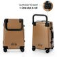 smart parents and kids ride on suitcase cabin trolley baby carrier for smooth and comfortable travel use comes with suitcase to seat in one click