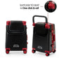kids ride on suitcase cabin trolley baby carrier for smooth and comfortable travel use comes with suitcase to seat in one click
