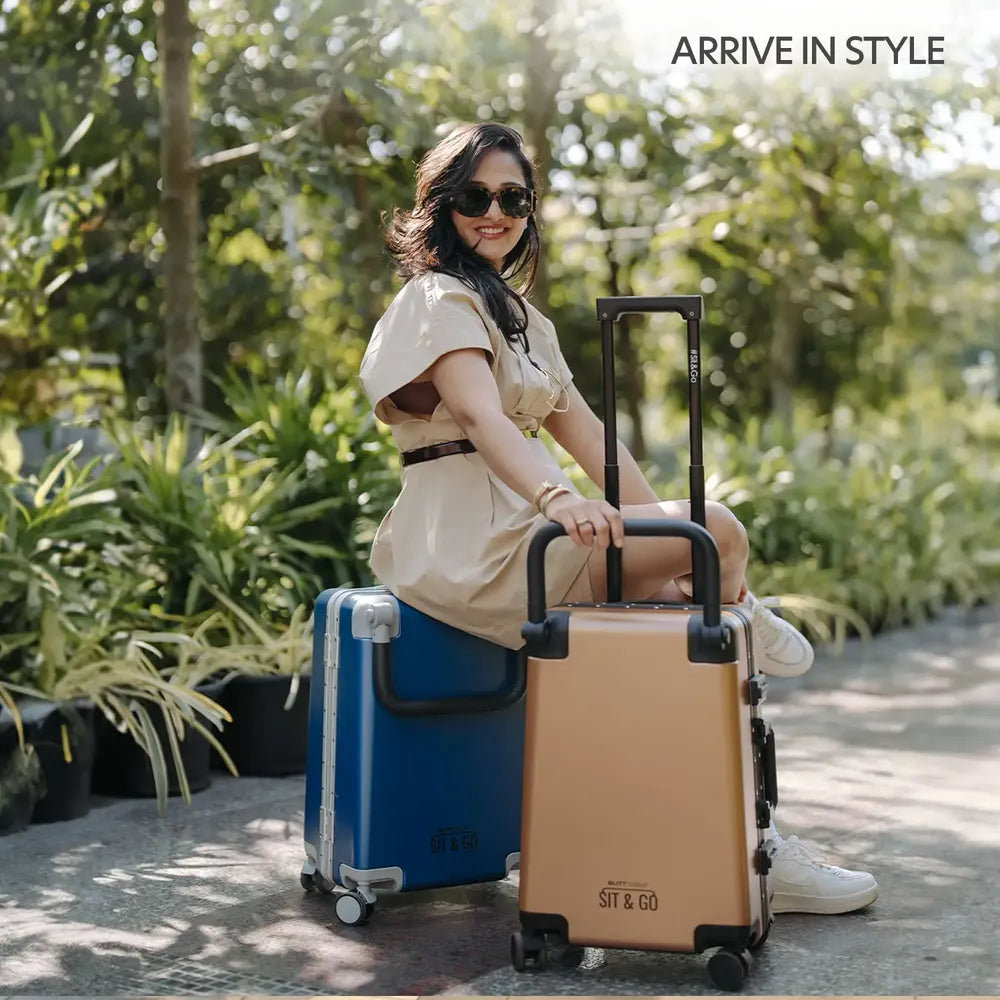 kids ride on suitcase cabin trolley baby carrier for smooth and comfortable travel use for modern and smart parents