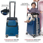kids ride on suitcase cabin trolley baby carrier for smooth and comfortable travel use comes with complimentary seat belt for additional safety