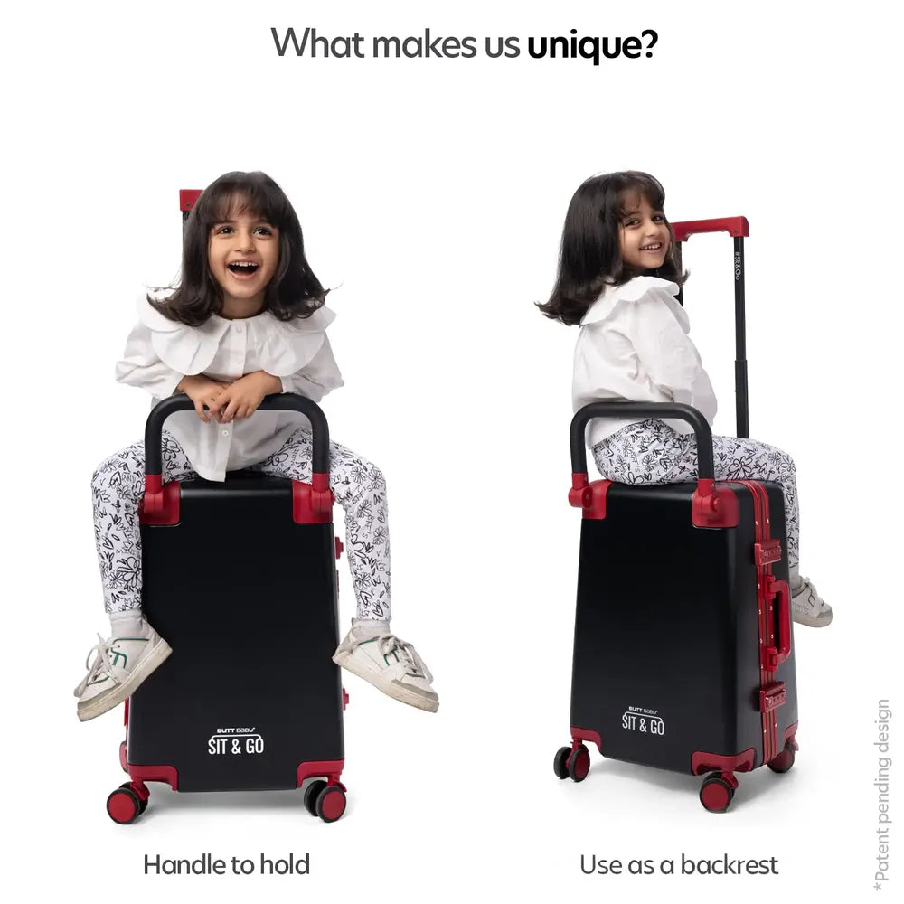 Intense Black Cabin Luggage Carrier