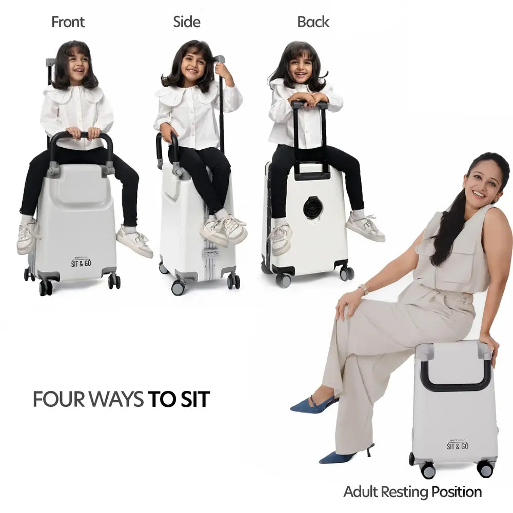 kids ride on suitcase cabin trolley baby carrier for smooth and comfortable travel use for every one