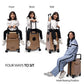 smart parents and kids ride on suitcase cabin trolley baby carrier for smooth and comfortable travel use for all